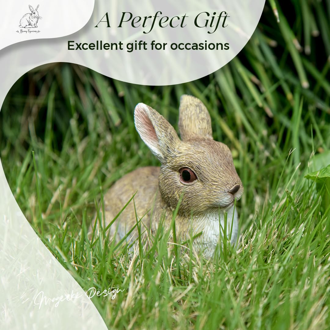 Mageeki outdoor bunny statues securely packaged for shipping