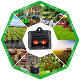 Magic Cat humane deterrent for gardens and coops without chemicals