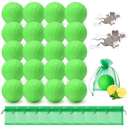 MAGIC CAT rodent-repellent balls pack shown for natural deterrence in homes.
