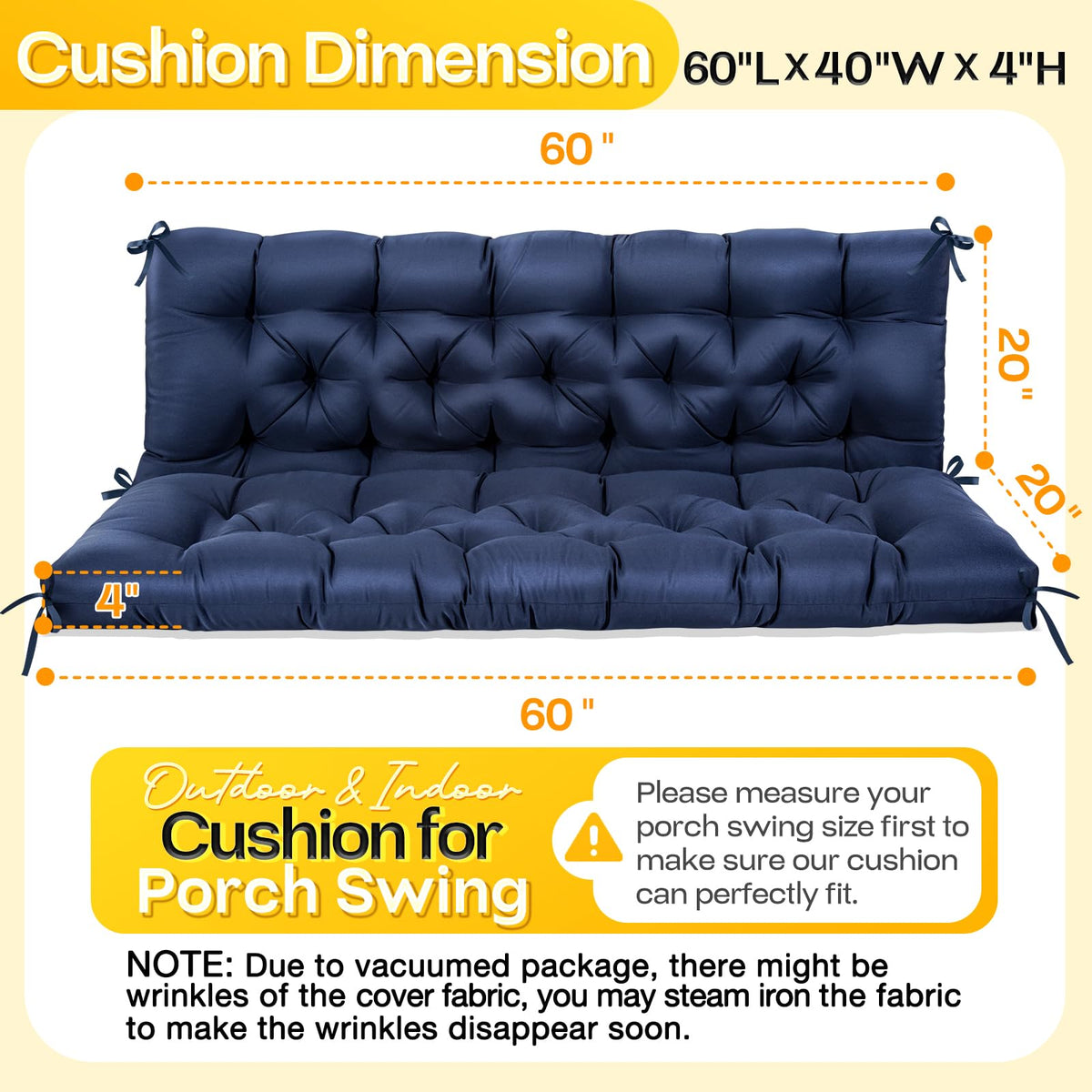 Close-up of Magic Elephant memory foam cushion highlighting plush support.