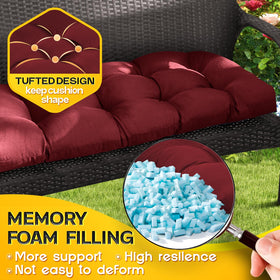 Magic Elephant anti-slip design keeps cushions securely in place on patio chairs.
