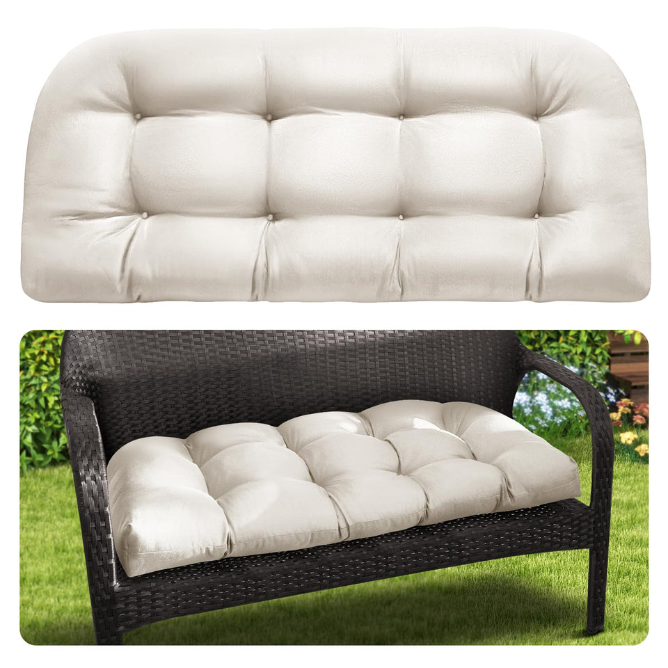 MAGIC ELEPHANT memory-foam cushion provides lasting comfort on outdoor benches.