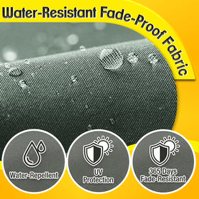 Magic Elephant water-repellent fabric cushion resists light rain and spills