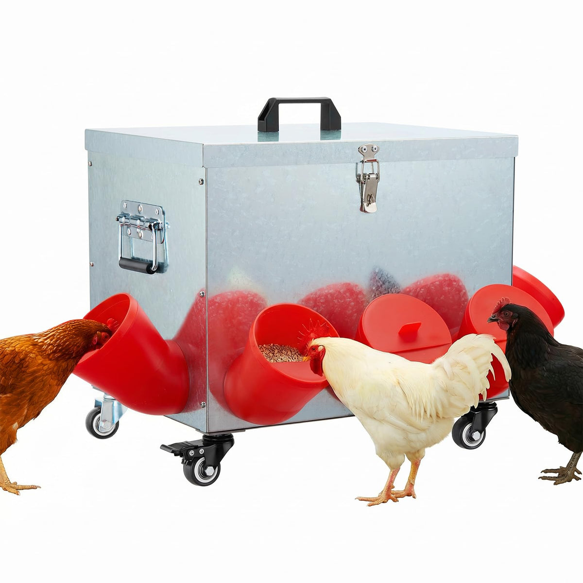 Magicfly large-capacity feeder suitable for chickens ducks and geese