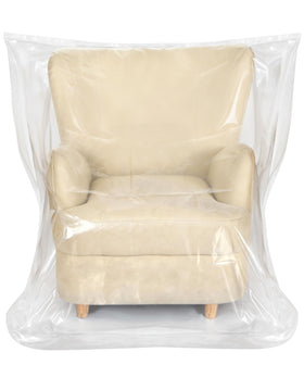 Magicheap extra-thick 4mil cover protects oversized sofa from dust and spills.