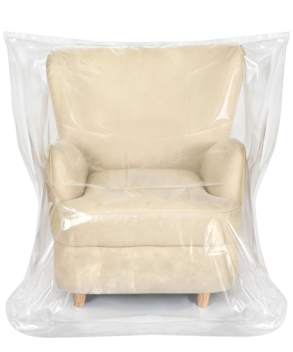 Magicheap extra-thick 4mil cover protects oversized sofa from dust and spills.