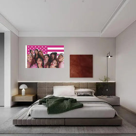 MAGJIUKE Twice pink flag perfect for dorm room decor