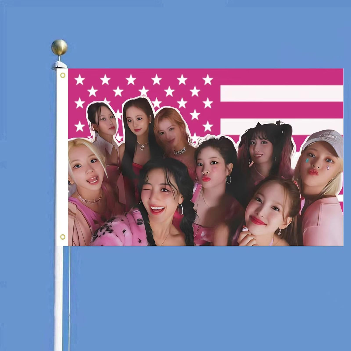 MAGJIUKE Twice flag features double stitching for longevity
