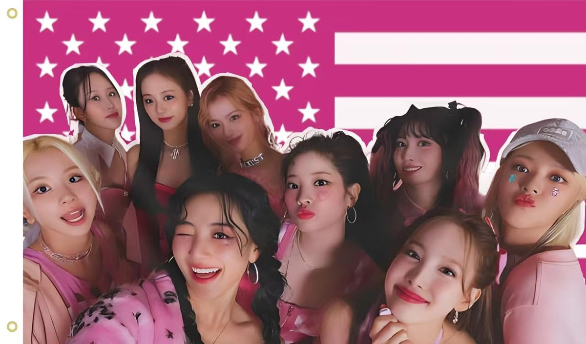 MAGJIUKE Pink Kpop flag is a thoughtful gift for fans