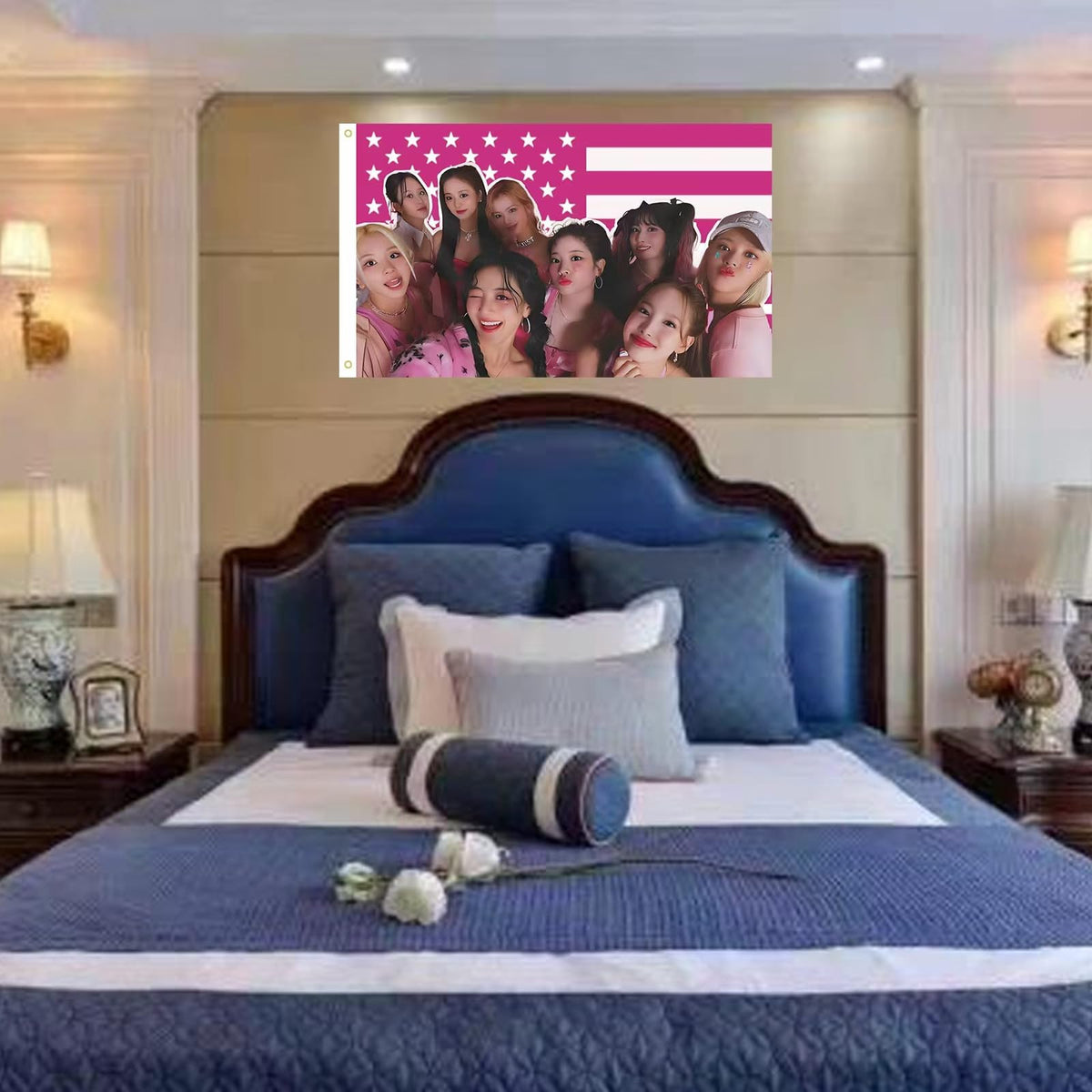 MAGJIUKE Twice flag prints vivid colors that resist fading