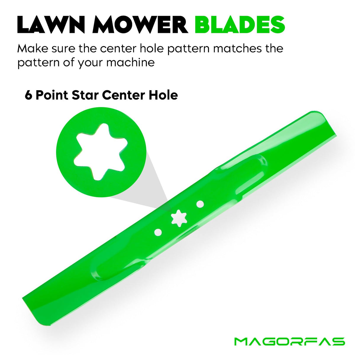 Magorfas 742-0616A 42 inch blade delivers precise high lift cuts for even grass