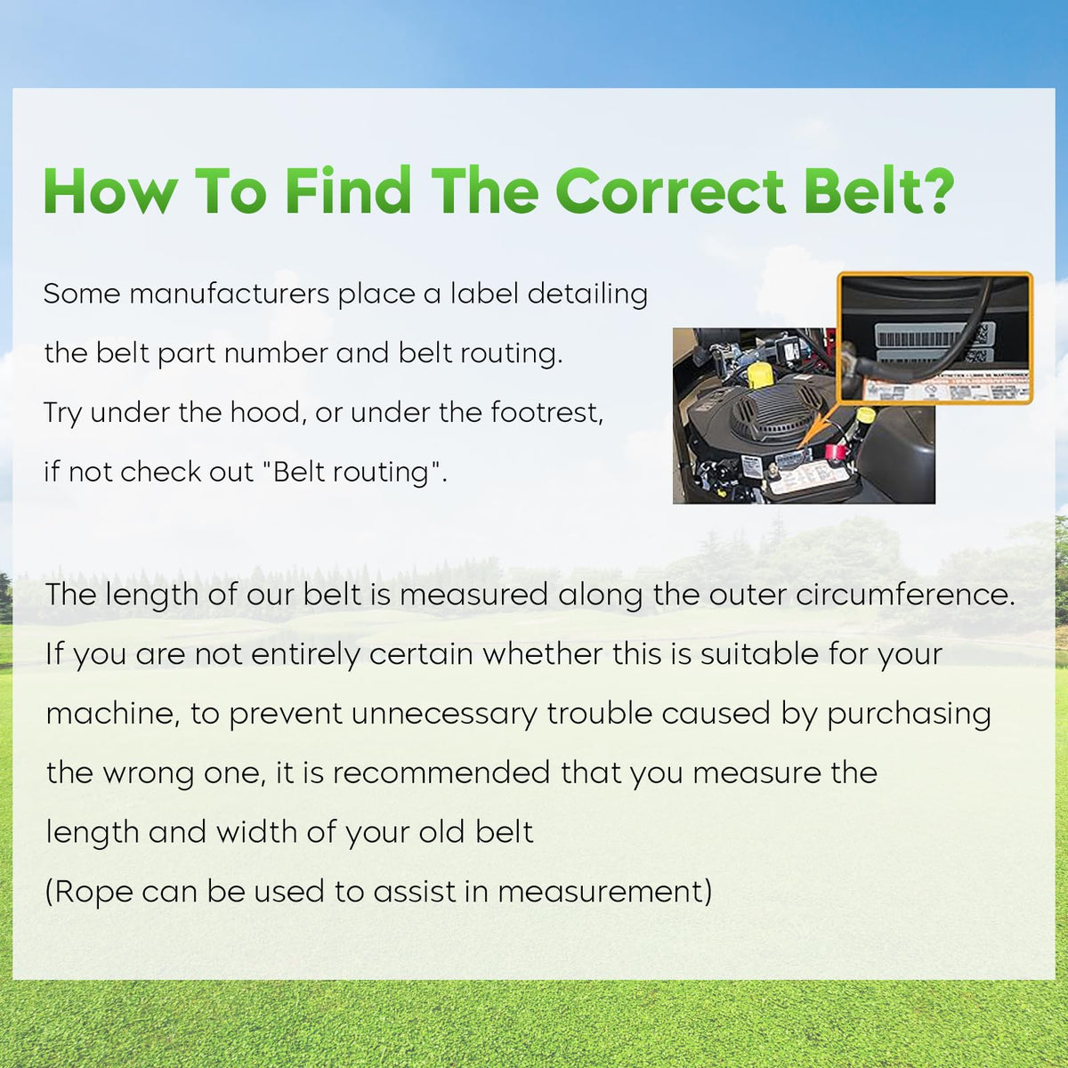 Magorfas installation-ready belt image suggests easy replacement steps.