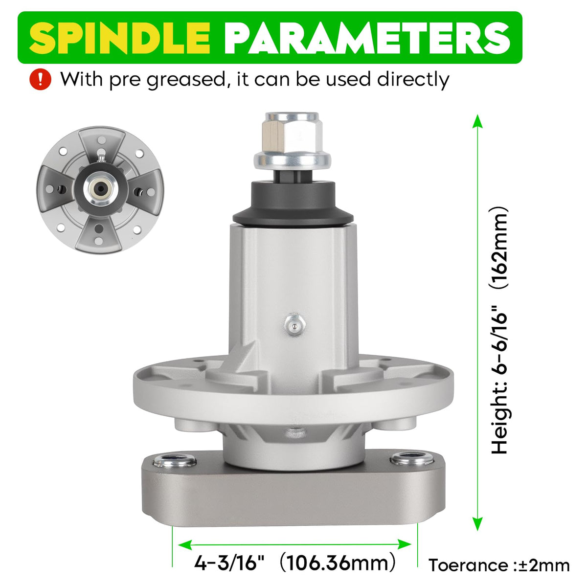 Magorfas two spindle kit for efficient mowing and balanced performance