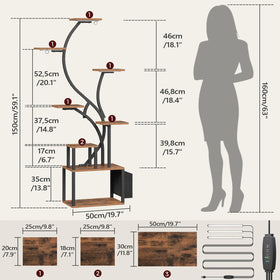 MAHANCRIS grow light strip and USB adapter enables adjustable brightness for healthy seedlings