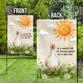 MAIANEY funny goose quote flag ideal for patios and gardens
