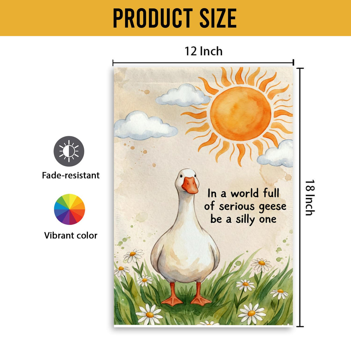 MAIANEY outdoor flag for year-round display on porch or yard