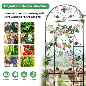 Maidapulu trellis rustproof finish resists weather exposure.
