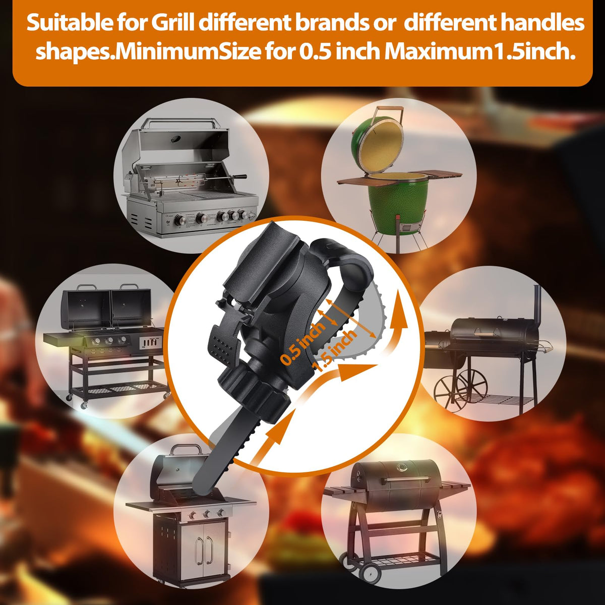MaiMaiYa weatherproof design endures outdoor grilling in any weather