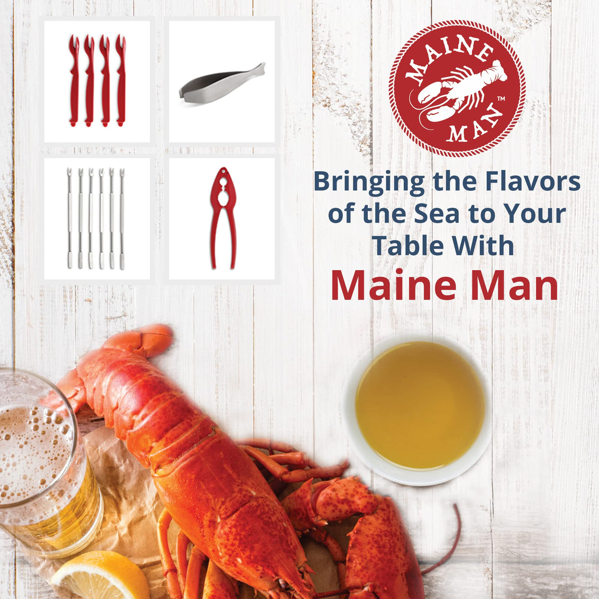 Maine Man spatula is dishwasher safe for quick cleanup.