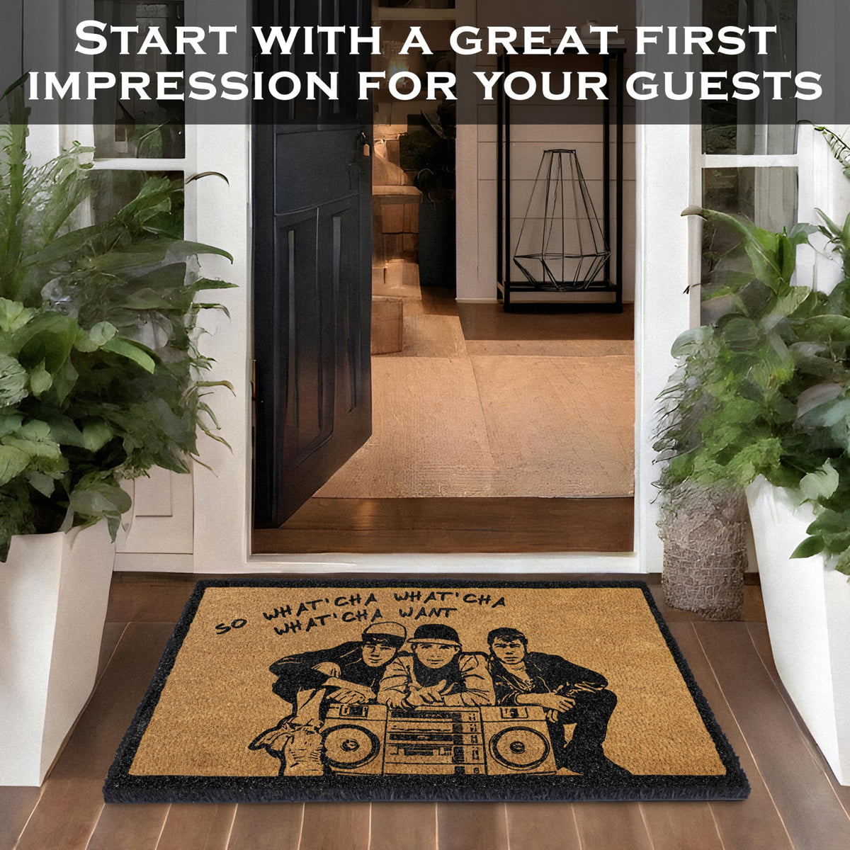 MAINEVENT American design quality welcome mat suitable for busy households
