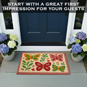 MAINEVENT Butterfly Mat fade-resistant color for covered outdoor areas