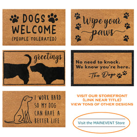 MAINEVENT MAINEVENT 30x17 inch dog mat for entryway dimensions