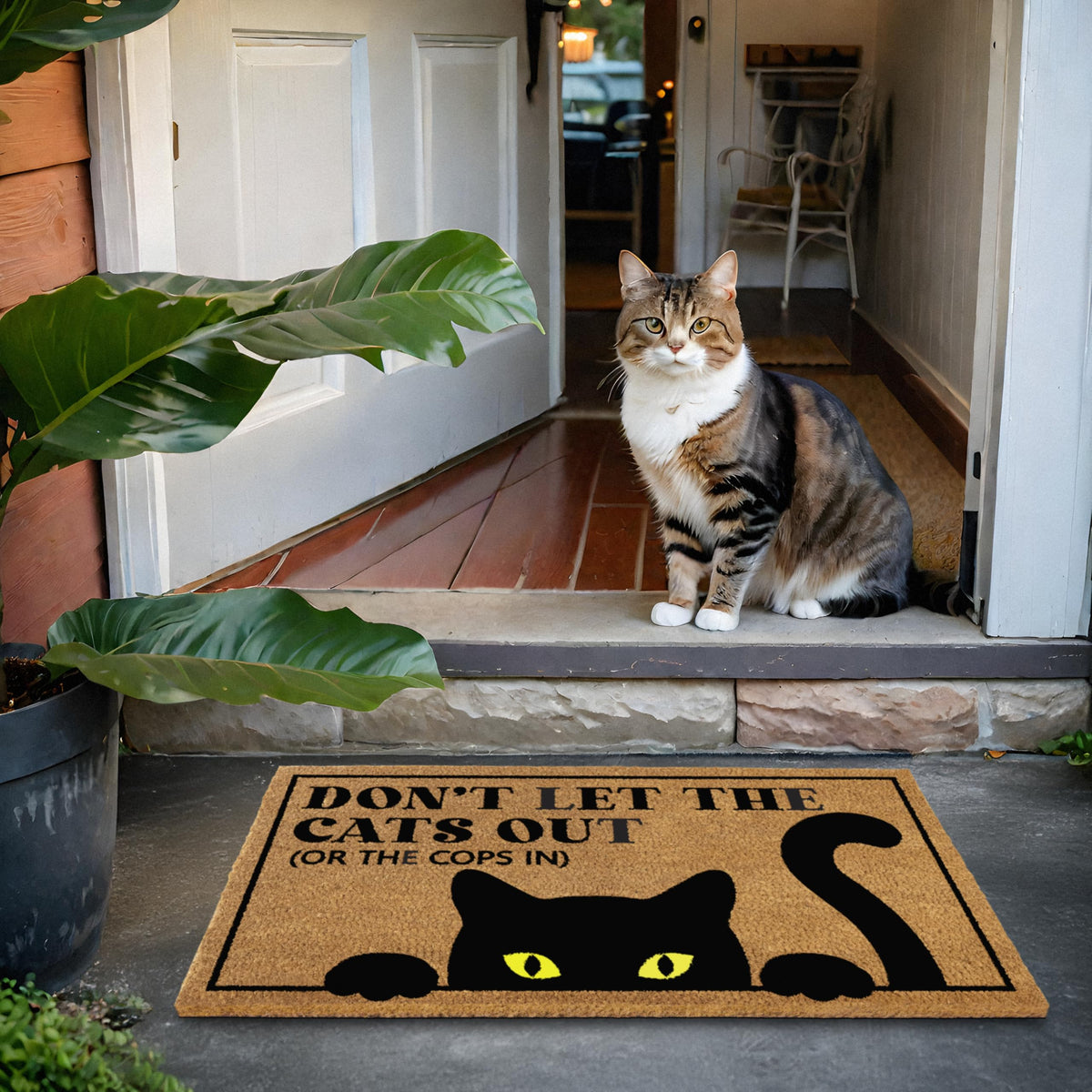 MAINEVENT door mat 30x17 size showing ample entry protection.