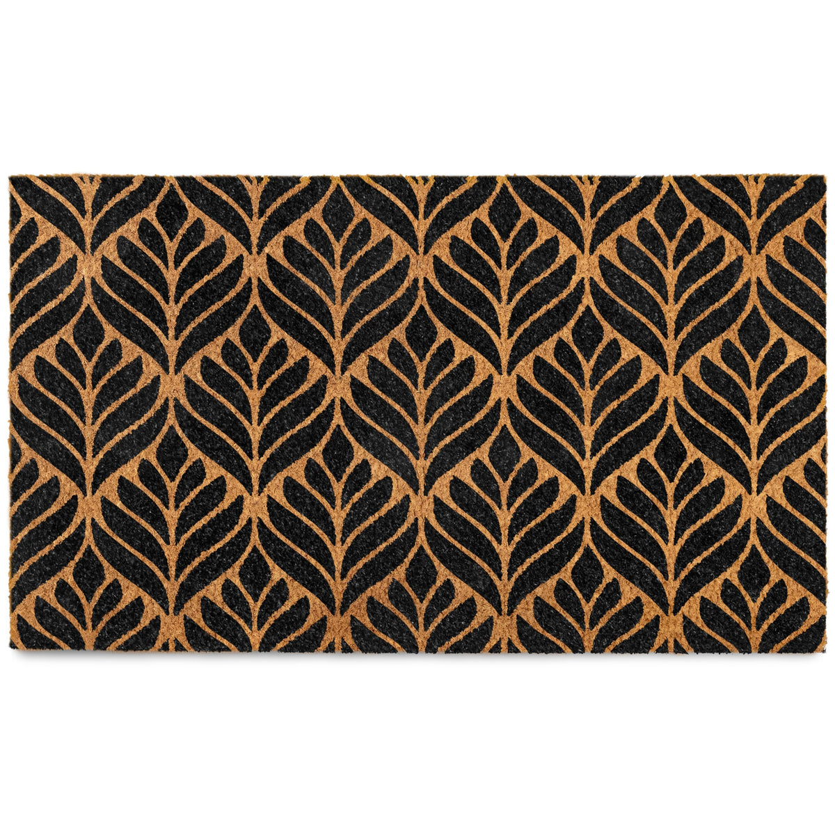 MAINEVENT modern outdoor door mat 30x17 on covered porch welcomes guests sustainably