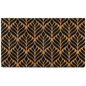 MAINEVENT modern outdoor door mat 30x17 on covered porch welcomes guests sustainably