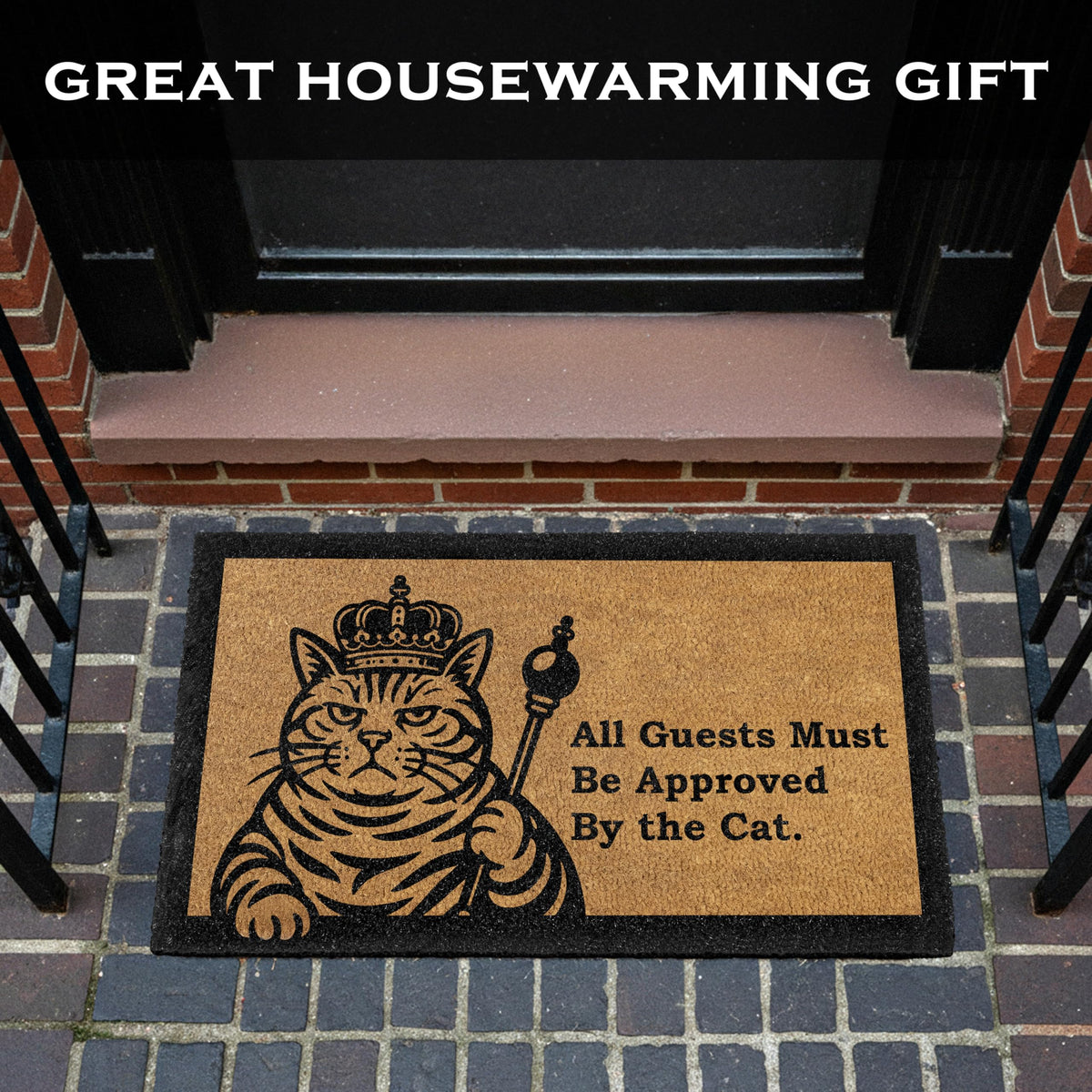 MAINEVENT Easy-clean doormat suitable for busy entryways and outdoor use