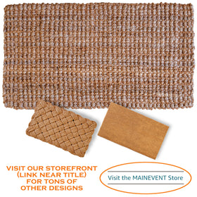 MAINEVENT hand-crafted durable door mat for high-traffic areas