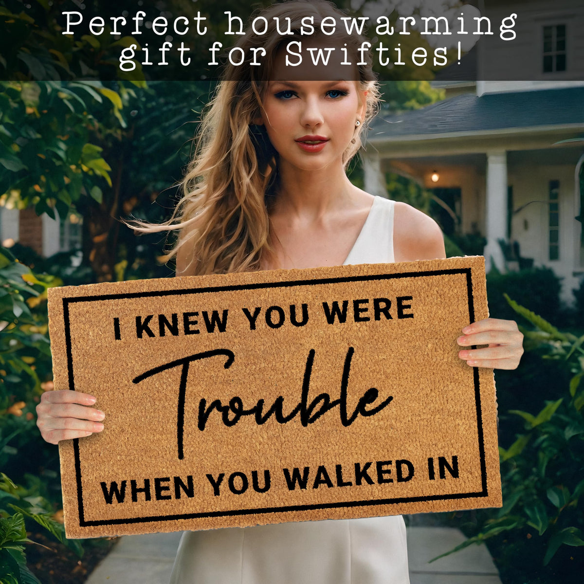 Easy-care features of MAINEVENT I Knew Your Were Trouble mat