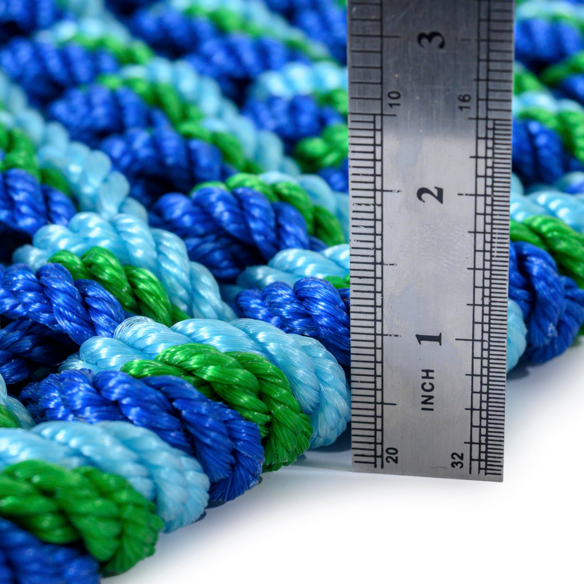 MAINEVENT Lobster Rope Mat Seafoam USA-designed quality for entryways
