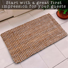 MAINEVENT USA-designed jute mat made with safe materials and practical decor