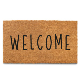 MAINEVENT Welcome Mat Outdoor 30x17 inch greets guests and traps dirt at the doorstep.