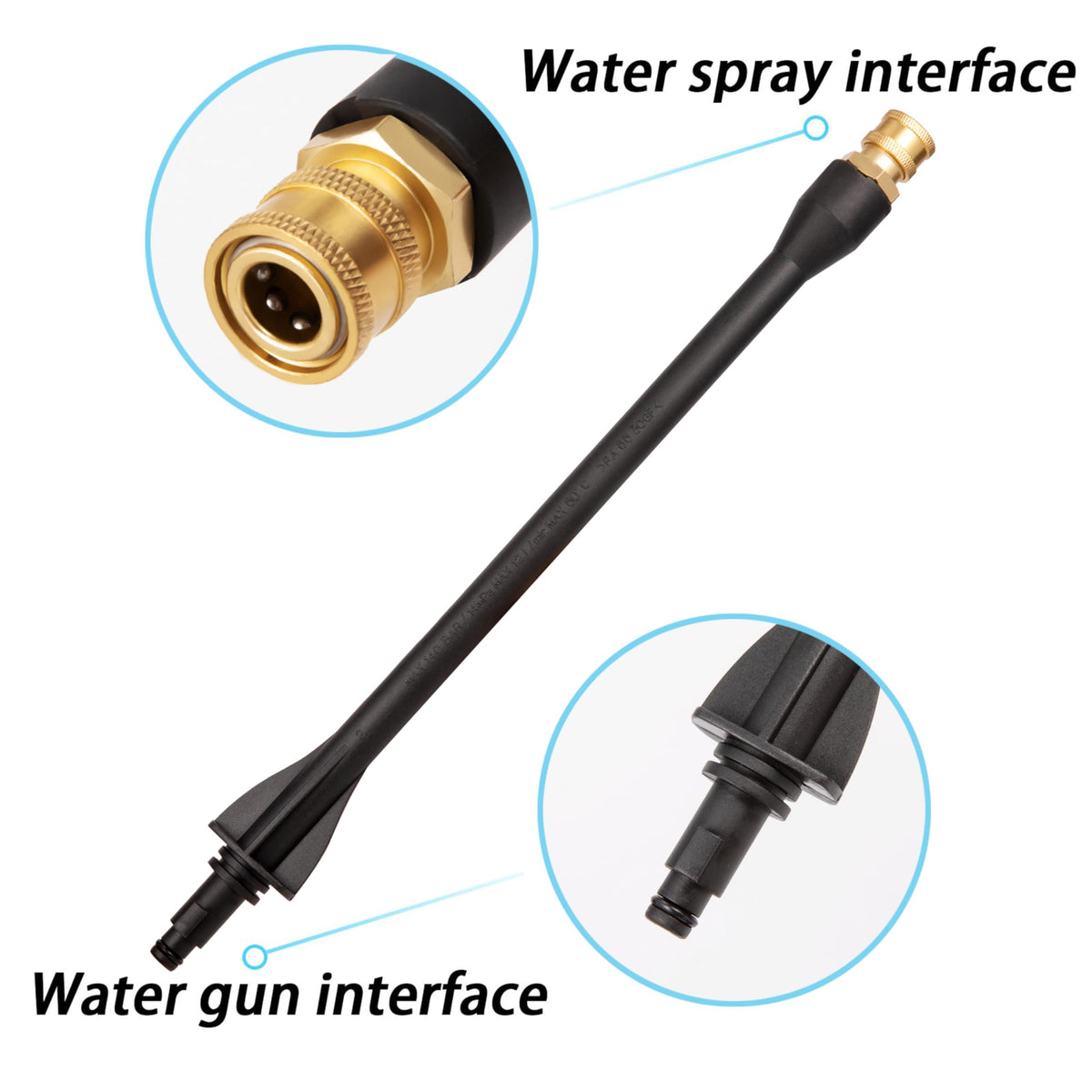 Mairbear M22-15mm hose adapter for broader compatibility with hoses.