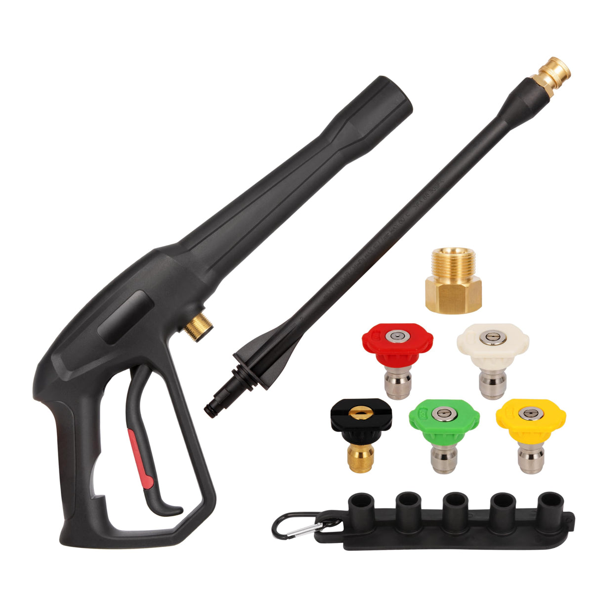 Mairbear pressure washer gun 17 inch, ergonomic grip for easy, precise cleaning.