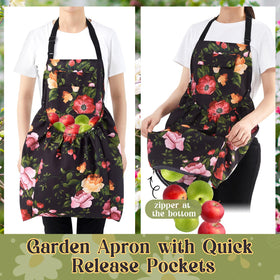 Maiteenly apron upper pocket keeps phone and gloves within easy reach.