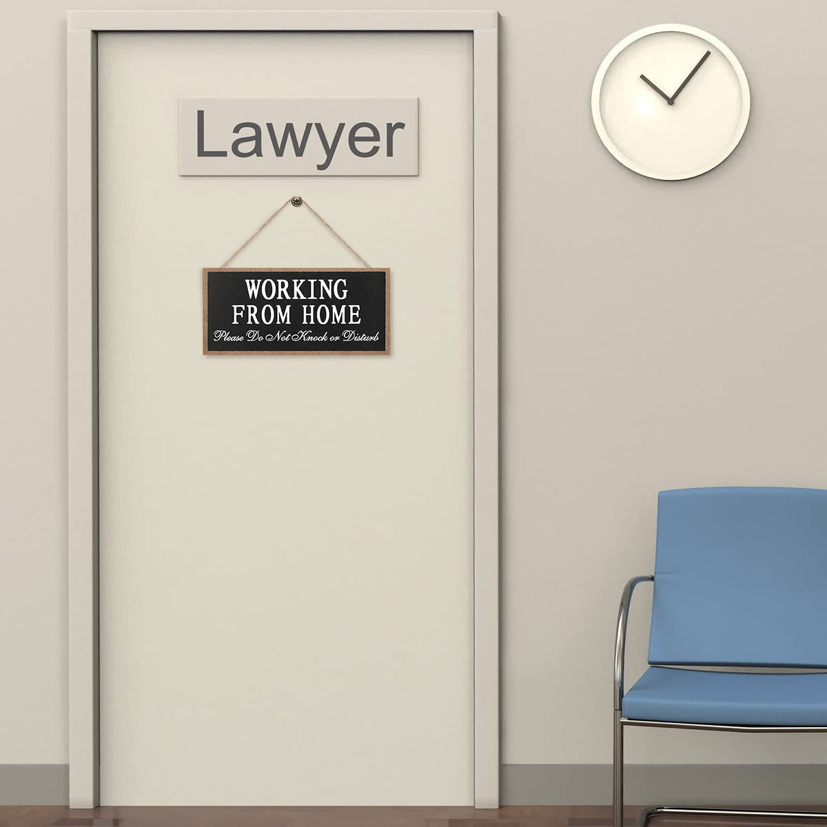 Maitys don't disturb office door sign helps minimize interruptions