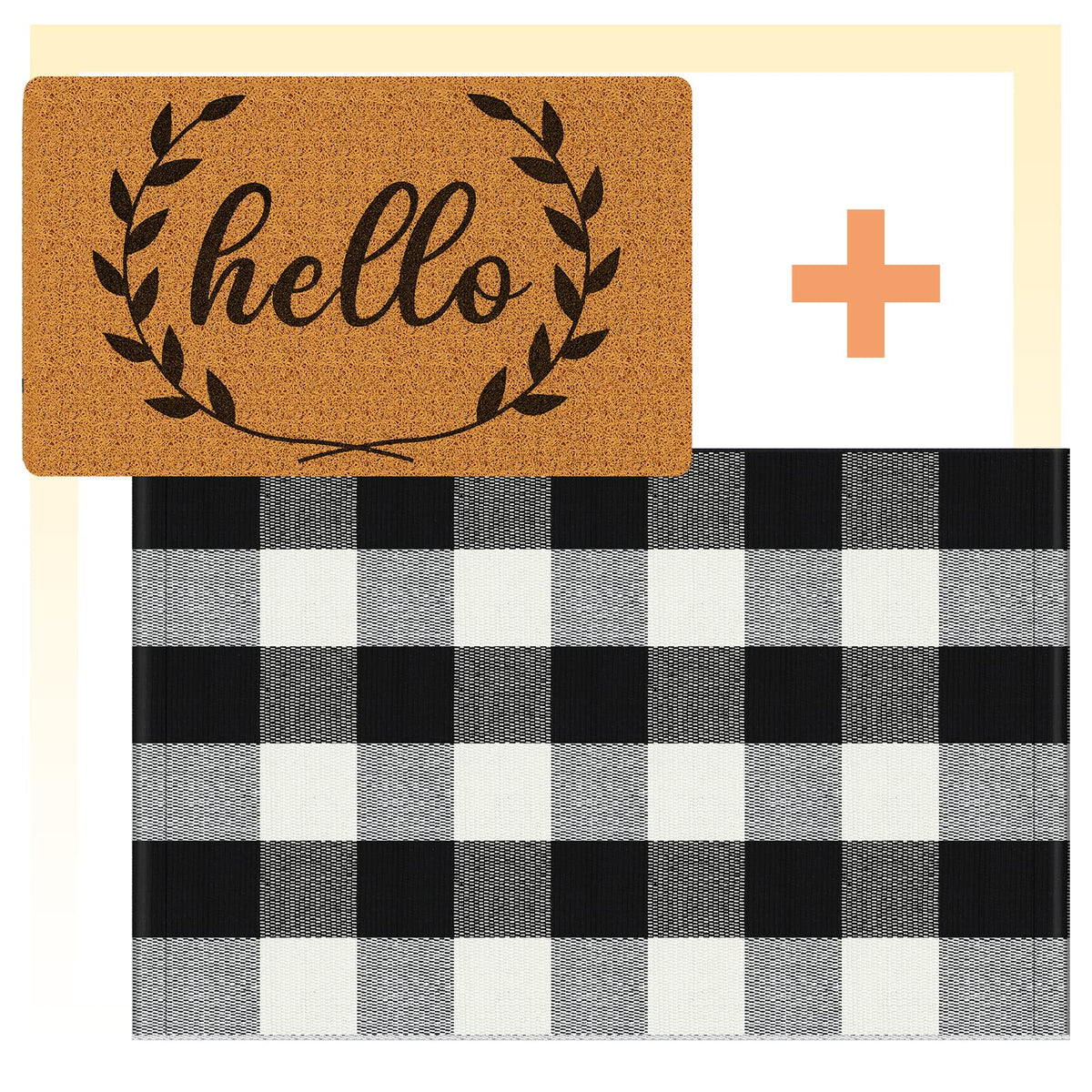 Maitys layered mats provide versatile indoor or outdoor décor for entryways.