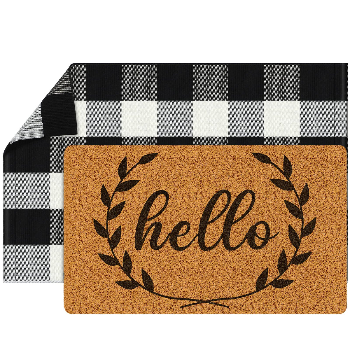 Maitys Oh Hello doormat for the front door with welcoming message and outdoor-ready durability.