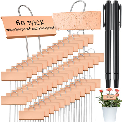 Maitys rose gold garden labels for vegetables, durable and reusable