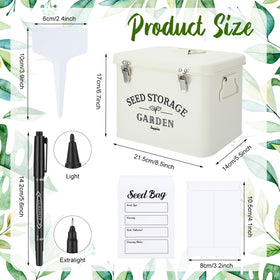 Maitys seed envelopes 50-count neatly labeled for easy seed storage.