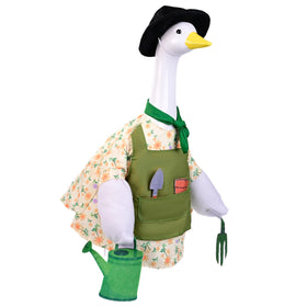 Maiwoste soft fabric eases dressing outdoor goose decoration.