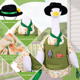 Maiwoste soft fabric keeps goose costume cozy and easy to adjust.