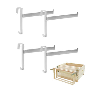 Maixy upgraded frame holder with a one-piece shelf enables hands-free hive inspection