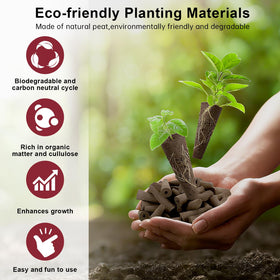 Majero nutrient formula with macro and trace elements for seedlings.