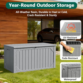MAKE CHANGES weather-resistant resin surface detail