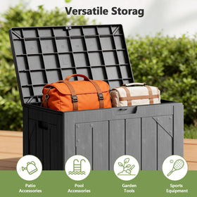 MAKE CHANGES weatherproof storage for garden tools and toys