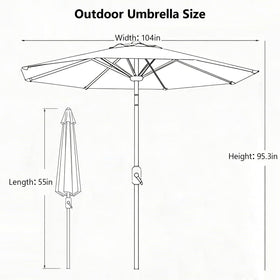 MAKE CHANGES khaki-colored canopy complements outdoor decor.